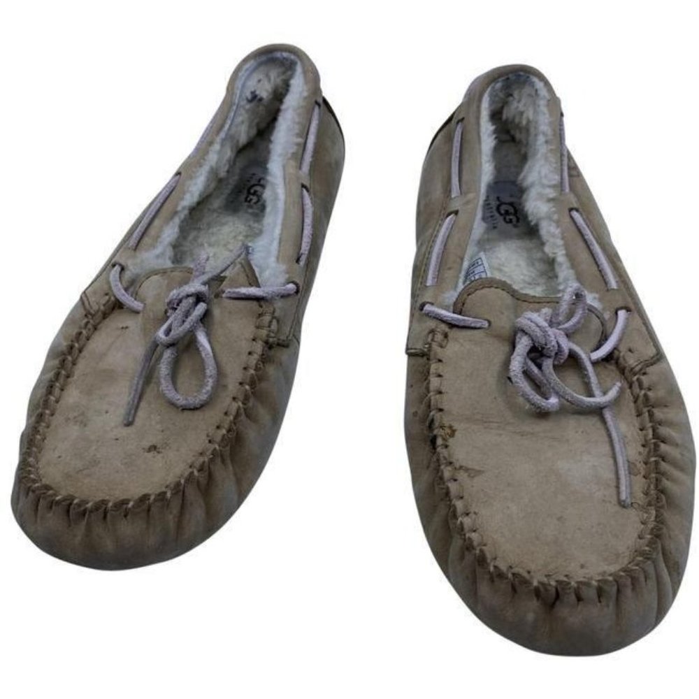Ugg Australia Tan Slip Flats Size Us